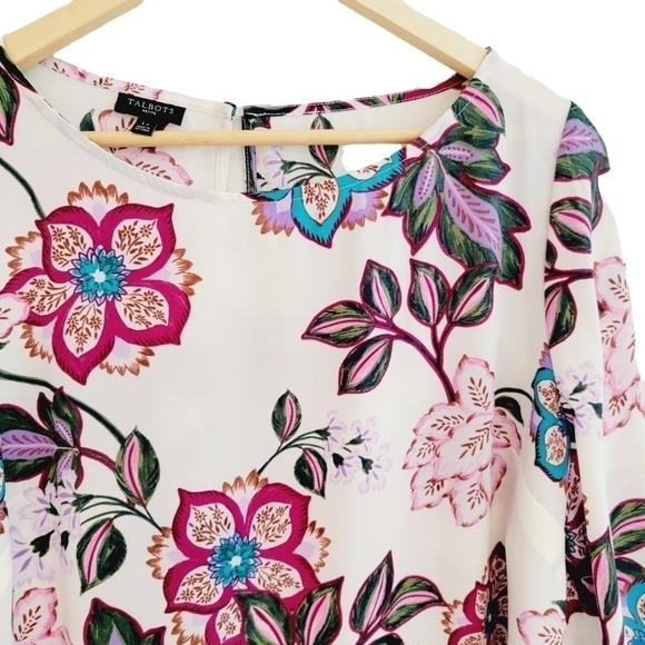 TALBOTS Floral Blouse - Picture 5 of 11